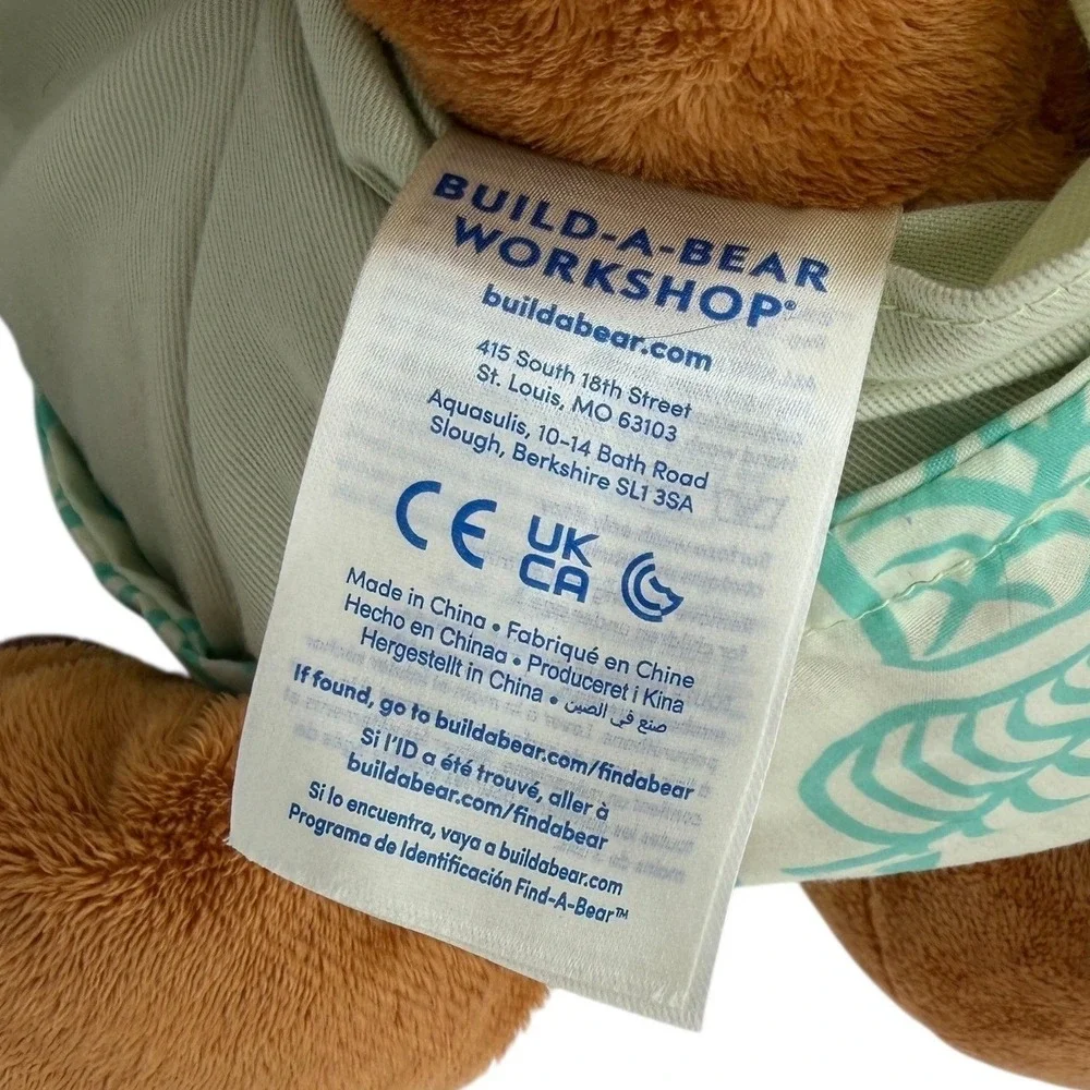Build-A-Bear Animal Crossing Tom Nook Plush w/ Leaf‎ Shirt & Shorts 13